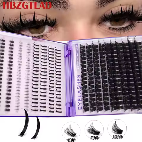 Lash Clusters Kit Lash Spikes Eyelash Clusters bottom Volume Individual Lashes DIY Spiky Lash Extens
