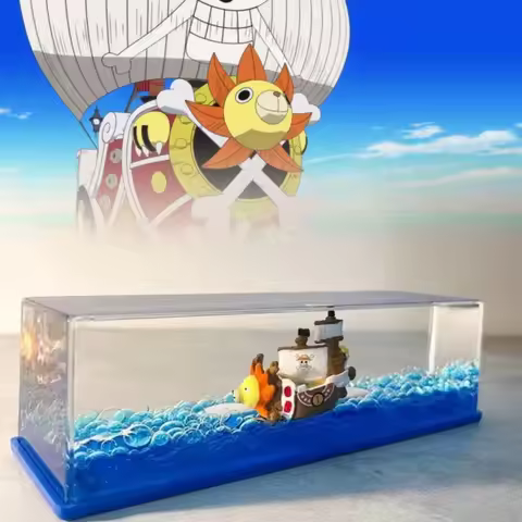 Thousand Sunny Floating Ship Barco Fluid Liquid Indestructible Bottle Going Merry Floating Boat Tabl