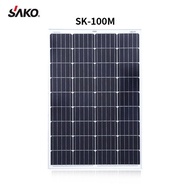 Global House SAKO แผงโซลาร์เซลล์ MONO 100W ขนาด 102x67x3cm รุ่น SK-100M MONOCRYSTALLINE PV MODULE รับประกันของเเท้