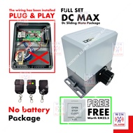 DC MAX DC Sliding Autogate System 600kg with Battery/without Battery (FULL SET W/OUT GEAR RACK)