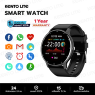 KENTO LITE ของแท้ smart watch สมาร์ทวอทช์ กันน้ำนาฬิกาสปอร์ตการวัดความดันโลหิตการวัดอัตราการเต้นของหัวใจรองรับ Android IOS