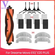 Replacement Spare Part for E10/ E20 PLUS Vacuum Cleaner Parts Main Side Brush HEPA Filter Mop Pad