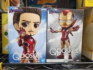 全新 Banpresto 日版 景品 Q Posket qposket Marvel avengers 復仇者聯盟 Endgame Iron Man ironman Battle Verion 2款