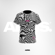 READY STOCK AERIES MVMNT WHITE PERFORMANCE RUNNING JERSEY ULTRA BREATHABLE LIGHT WEIGHT