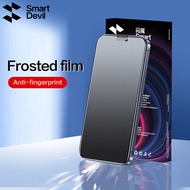 SmartDevil ปกป้องหน้าจอสำหรับผิวด้าน iPhone 15 Pro Max iPhone 15 Plus iPhone 15 Pro ฟิล์มกระจกกระจกนิรภัยป้องกันทุกสัดส่วนแสงสีเขียว Pelindung Mata ป้องกันลายนิ้วมือ