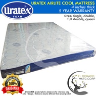 Uratex Airlite Cool Mattress 4 inches thick 100% ORIGINAL 30x75 36x75 42x75 48x75 54x75 60x75 72x75 