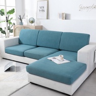 SG Stock*Elastic Velvet Sofa Seat Cushion Cover 1/2/3/4 Seater Sofa Cover L Shape Sofa Cover protector Couch Cover