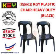 (READY STOCK) KGY Heavy Duty Plastic Chair / Kerusi Plastik Tahan Berat 150 KG / Indoor &amp; Outdoor Plastic Chair with UV