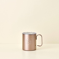 Starbucks Champagne Gold Siren Holiday Stainless Steel Mug 12oz