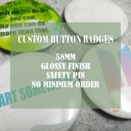 [No minimum] Custom Button Badge 58mm