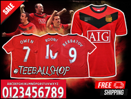 เสื้อฟุตบอลย้อนยุค แมนเชสเตอร์ ยูไนเต็ด ชุดเหย้า 2009/10 Manchester United Home Retro Jersey Kits 20