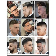 Barbershop Wall Poster Mens Haircuts Bald Fade Haircut Poster Hairdresser Hair Salon Style Poster Ha