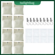 <twilight> 8pcs Outdoor Curtain Sandbag Weighted Bags for Pergola Drapes Cabana Gazebo