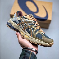 Asics Onitsuka Asics Gel-Kahana 8 Low cut Running Shoes Casual Sneakers For Men and Women ”Brown/Blue"