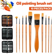 Watercolor Brush Nylon Hair Material Solid Wood Holder Art Kids Painting Suitable For Art Painting