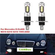 สำหรับ Mercedes Benz E-CLASS W210 E210 S210 1995-2002 2ชิ้น/ล็อต CANBus ข้อผิดพลาดฟรี LED ไฟหน้าหมอก