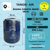 Dijual Tangki Toren Air BCA 500 Liter T550 Murah - Biru Limited