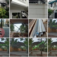 kanopi kain tenda membrane awning gulung