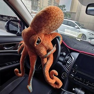 Car Plush Toy Japanese Big Octopus Doll Simulation Funny Octopus Doll Decoration Accessories Car Acc