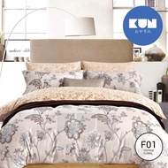 BEDSHEET ( CADAR TILAM) KUN HIGH QUALITY PREMIUM 3 IN 1 QUEEN  SIZ FLORAL  FITTE