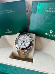 全新Rolex Daytona 116503 間金白面