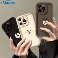 For OPPO A12 A12e A7 AX7 A5S AX5S AX5 A3S Reno 8T 7Z 7 Lite 10 Pro+ Casing Cartoon Brown Bear Cony SALLY Soft Matte Case Cover