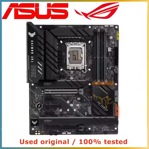 For ASUS TUF GAMING Z690-PLUS D4 Z690 DDR4 LGA 1700 Motherboard Support 12900KF 12700K 12400 13700