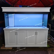 aquarium kabinet 175x60x70 alas 15mm keliling 12mm finishing duco
