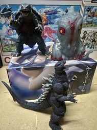 哥斯拉、加美拉、真 哥斯拉 2016 軟膠 模型 Bandai  盒玩 Art Spirits 激造系列 怪獸編Part.1  盒蛋 2004 2017 盒玩 盲盒 可換一番賞 軟膠公仔 sofubi