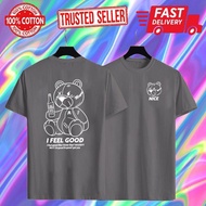 COD，2024 t shirt,Feel Good Bear Baggy T-shirt Baggy Baggy Raki Unisex shirt T Male Virus Shirt Luffy