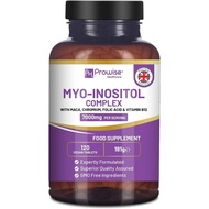 Inositol Complex Tablets 120 Tablets Vegetarian Tablets Contain 7,000 mg Per Tablet Contains Black M