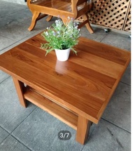 โต๊ะไม้สัก/ตู้ข้างเตียง/โต๊ะหัวเตียง ไม้สักแท้
