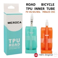 Meroca Road Bike Tube 700c TPU Ultralight 700x23-35C Road Bike Tube