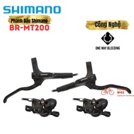 Phanh Dầu Xe Đạp Shimano MT200 Phanh Đĩa Thủy Lực Trước Sau 800/1400 Mm Dành Cho Xe MTB