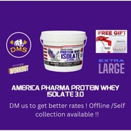 America Pharma Protein Whey Isolate 10lbs (Halal Certified) Expiry 2027