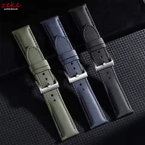 18/20/22mm Sailcloth Straps for Omega for Blancpain for Seiko Diver Watches Men Women Nylon Quick Re