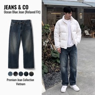 OCEAN BLUE Men's JEANS - JEANS & CO -- REGULAR BLUE JEANS