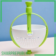 [Sharprepublic2] Manual Vegetable Washer and Dryer Fruit Dryer for Spinach Cabbage Onion