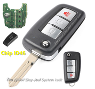 รีโมท Nissan March Almera Navara กุญแจรถยนต์ นิสสัน 315/433 Mhz พร้อมคู่มือติดตั้ง (( สินค้าส่งจากใน