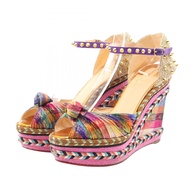 【二手】Christian Louboutin)涼鞋，鉚釘，坡跟，顏色，其他，女士涼鞋，二手 B
