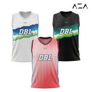 AZA DBL Play Basketball Jersey - Dryfit No Sleeve Basketball Jersey