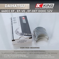 KING Bearing DAIHATSU PERODUA 660cc EF EFDET Twin Cam 12V Turbo for L2S L5 L6 L7 L9 Kancil Viva Mira