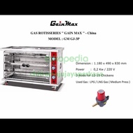 Mesin Pemanggang Gas Rotisseries / Ayam/Bebek Gainmax Gm-Gj3P