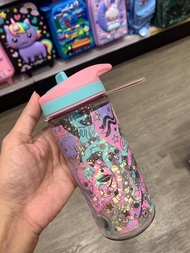 กระติกน้ำ หลอดดูด เล็ก 440 มล. Smiggle junior water bottle- Sky Hi ชมพู