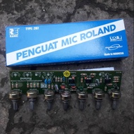 Roland 7 potentiometer mic amplifier