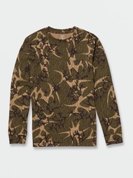 Volcom เสื้อแขนยาว PUNCH DAGGER CREW LONG SLEEVE SHIRT