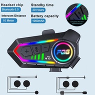 Helmet Bluetooth Intercom System Y10 Max CVC+DSP Noise Reduction