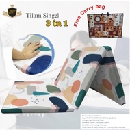 JNY 3-Fold Mattress / Tilam Mudah Alih 3 Lipatan / Tri-fold Mattress Tebal / Tilam Lipat 3 (5CM)