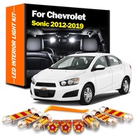 Canbus LED Interior Light Kit For Chevrolet Chevy Sonic 2012-2015 2016 2017 2018 2019 Map Dome Trunk