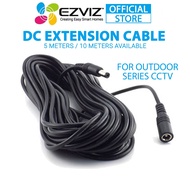 Ezviz DC Extension Cable Power Cord 12V Male Female Compatible EZVIZ C8C C3W C4W H8 Pro H3 H3C (5M/1